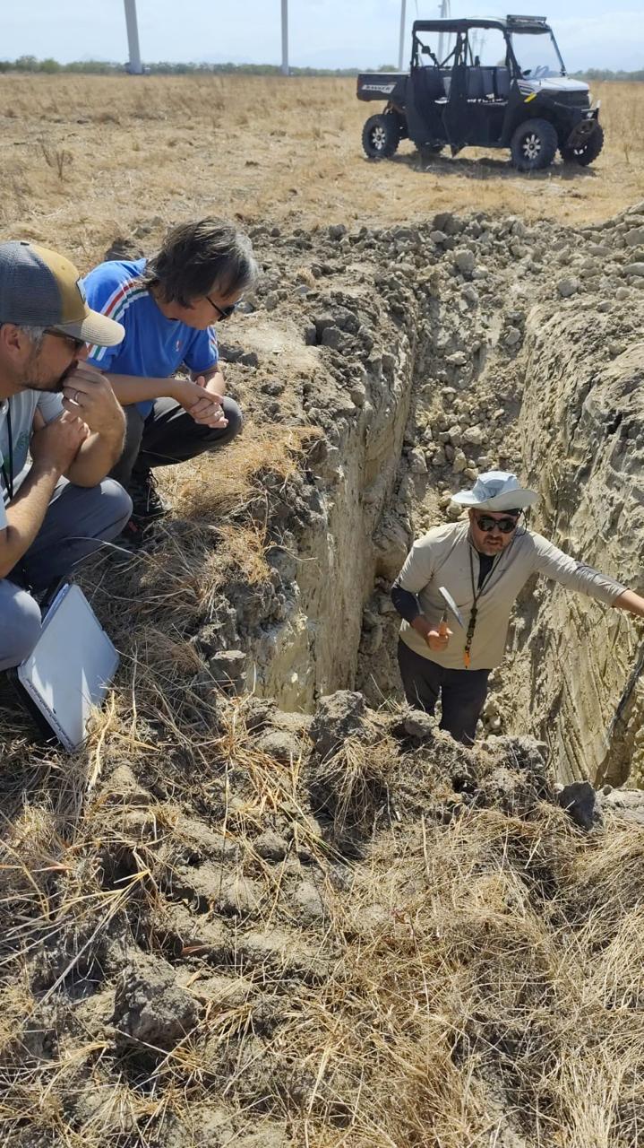 Análisis de suelo en terreno